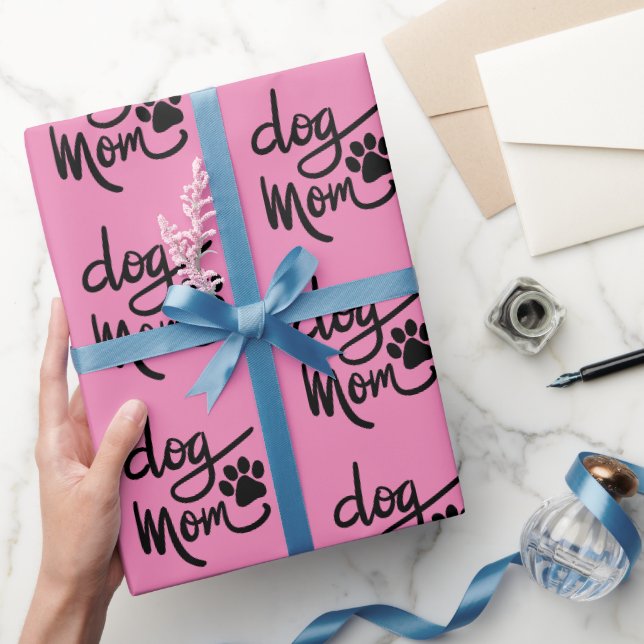 Papel De Presente Cachorro Engraçado Mãe (Presentear)