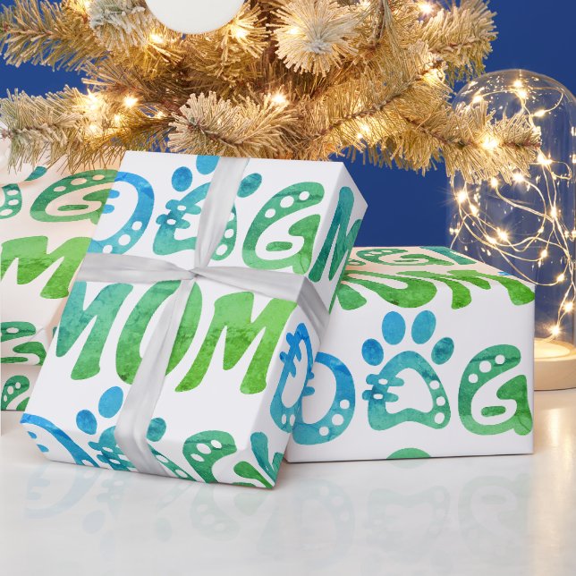 Papel De Presente Cachorro Mãe (Feriados)