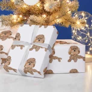 Papel De Presente Cachorro Poodle