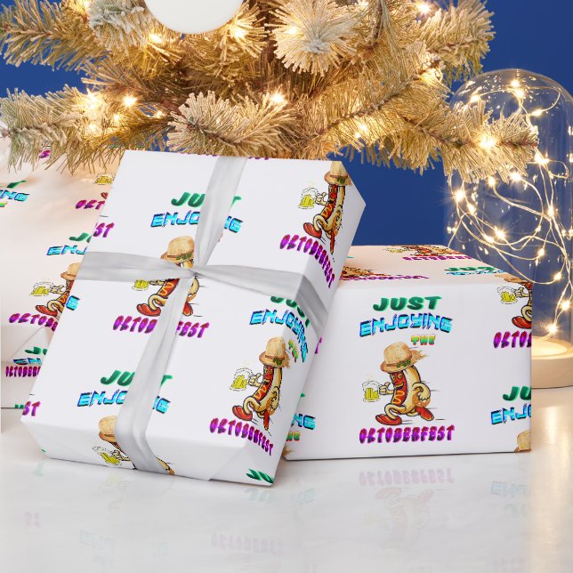 Papel De Presente Cachorro quente (Feriados)
