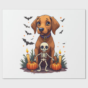 Papel De Presente Cachorro Voodoo Vizsla