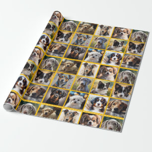 Papel De Presente Cachorros em Todo Lugar