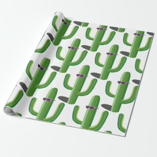 Papel De Presente Cactos legal