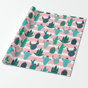 Papel De Presente Cactus