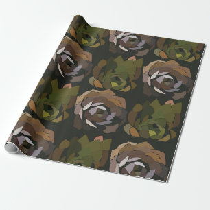 Papel De Presente Cactus Green Cactus