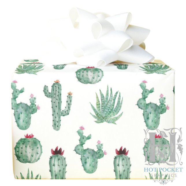 Papel De Presente Cactus Wraping Paper (Criador carregado)