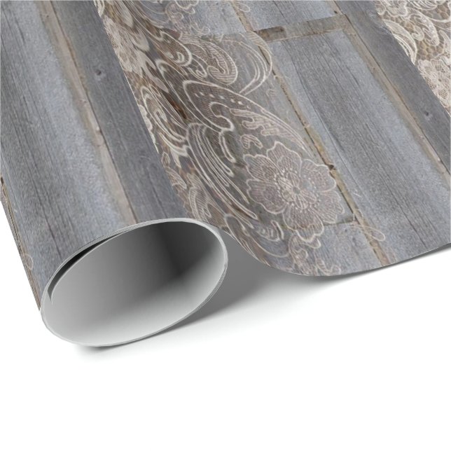 Papel De Presente cadarço de madeira russa no oeste do país (Ponta do rolo)