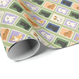 Papel De Presente Cães