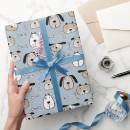 Papel De Presente Cães de Amor de Cachorrinho