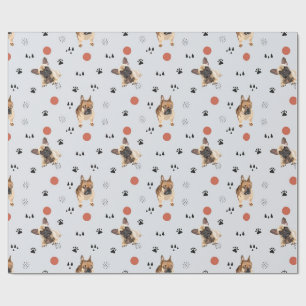 Papel De Presente Cães de Natal