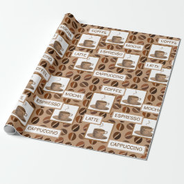 Papel De Presente Café
