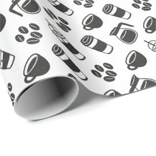 Papel De Presente Café