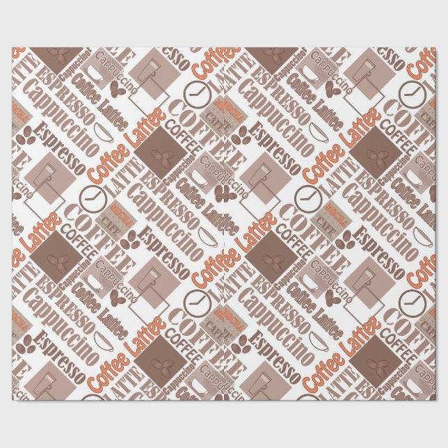 Papel De Presente Café favorito (Barra)