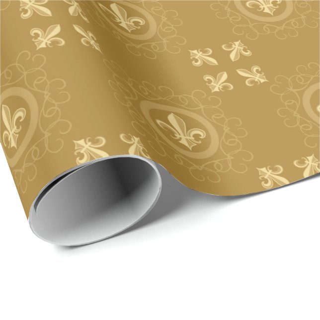 Papel De Presente Café francês (Ponta do rolo)