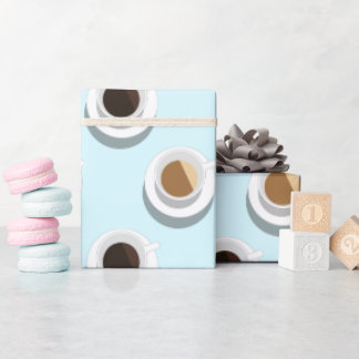 Papel De Presente Café quebrado.