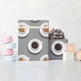 Papel De Presente Café quebrado.