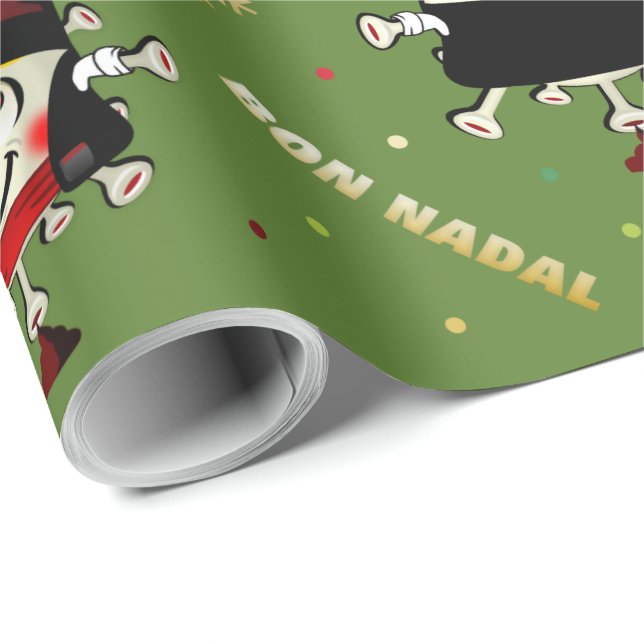 Papel De Presente Caganer de los Nacimientos catalanes by Simonsitos (Ponta do rolo)