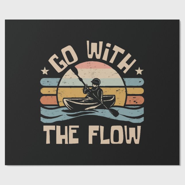 Papel De Presente caiaque-divertido (Aberto)