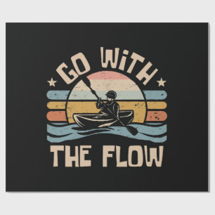 Papel De Presente caiaque engraçado