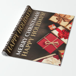 Papel De Presente Caixa de Presente Russo, Natal
