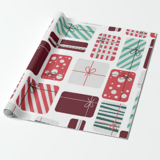 Papel De Presente Caixas de Presente Festivas Sem Olhos Padrão