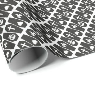 Papel De Presente Caixões 