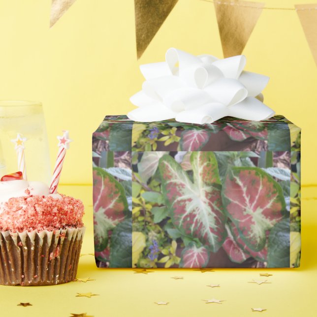 Papel De Presente Caladium Garden Gardeners Delight Design (Festa de aniversário)