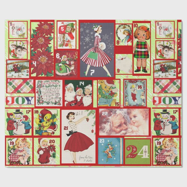 Papel De Presente Calendário Avançado Rústico e Retroativo (Aberto)