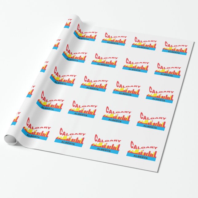 Papel De Presente Calgary (Desenrolado)