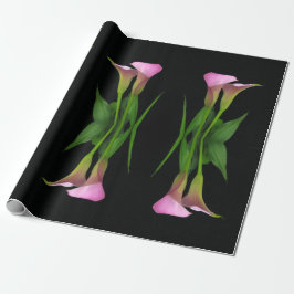 Papel De Presente Calla Lily Wrapping Paper Roll de 30" x 6'