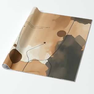 Papel De Presente Camadas Abstrato neutras