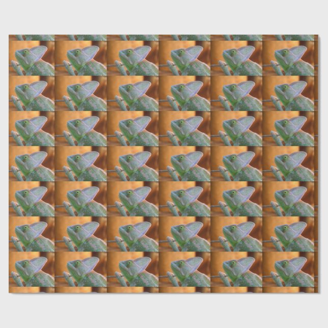 Papel De Presente camaleão camuflado (Aberto)