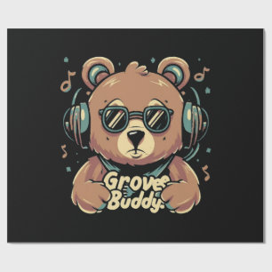 Papel De Presente Camarada de groove
