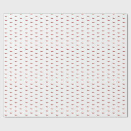 Papel De Presente Camarão cereja vermelho RCS