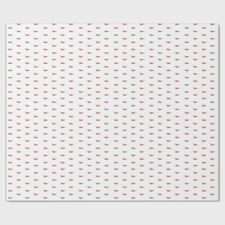 Papel De Presente Camarão cereja vermelho RCS