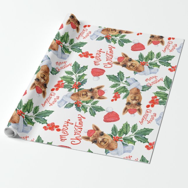 Papel De Presente Camelo de Natal do Wrap Daqui Feriado (Desenrolado)