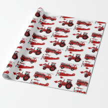 Caminhão de bombeiros, Avião, Trator