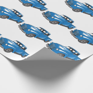 Papel De Presente Caminhão de Recolha Clássico