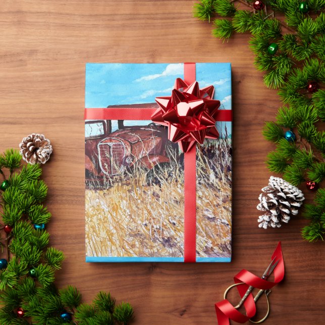 Papel De Presente Caminhão eterno (Presente de Natal)