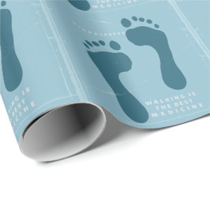 Papel De Presente Caminhar é o melhor remédio que Hipócrates cita