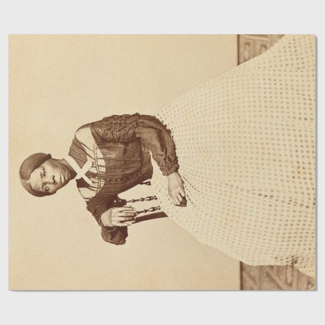 Papel De Presente Caminho de Ferro Subterrâneo Harriet Tubman (Aberto)