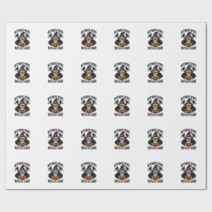 Papel De Presente Camisa da Bruxa de Outubro Aniversário de Hallowee