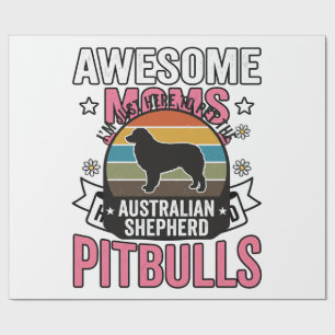 Papel De Presente Camisa de Cachorro Vintage Amante de Australian Sh