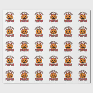Papel De Presente Camisa de entrega de Halloween da enfermeira abóbo
