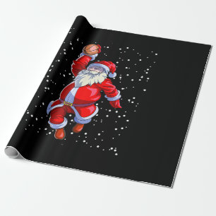 Papel De Presente Camisa De Natal De Basquete Masculino De Basquete 