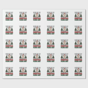 Papel De Presente Camisa de pijama de Natal Porco Fofo Férias Desenh