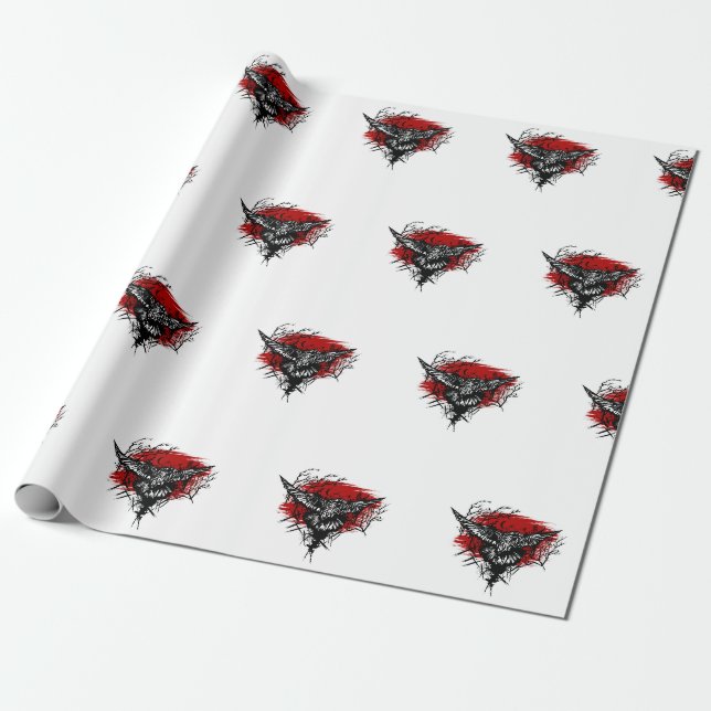 Papel De Presente Camisa de Polo Noturno (Desenrolado)