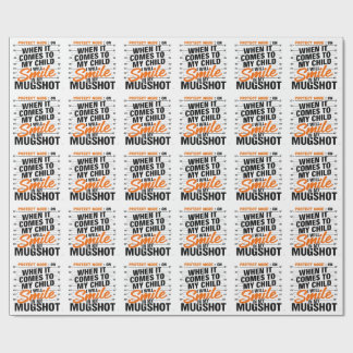 Papel De Presente Camisa engraçada da mamãe com modo de proteção - C