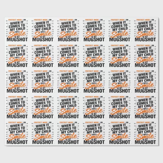 Papel De Presente Camisa engraçada da mamãe com modo de proteção - C (Aberto)