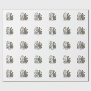 Papel De Presente Camisa Gráfica em Estilo de Gravura para Amante de